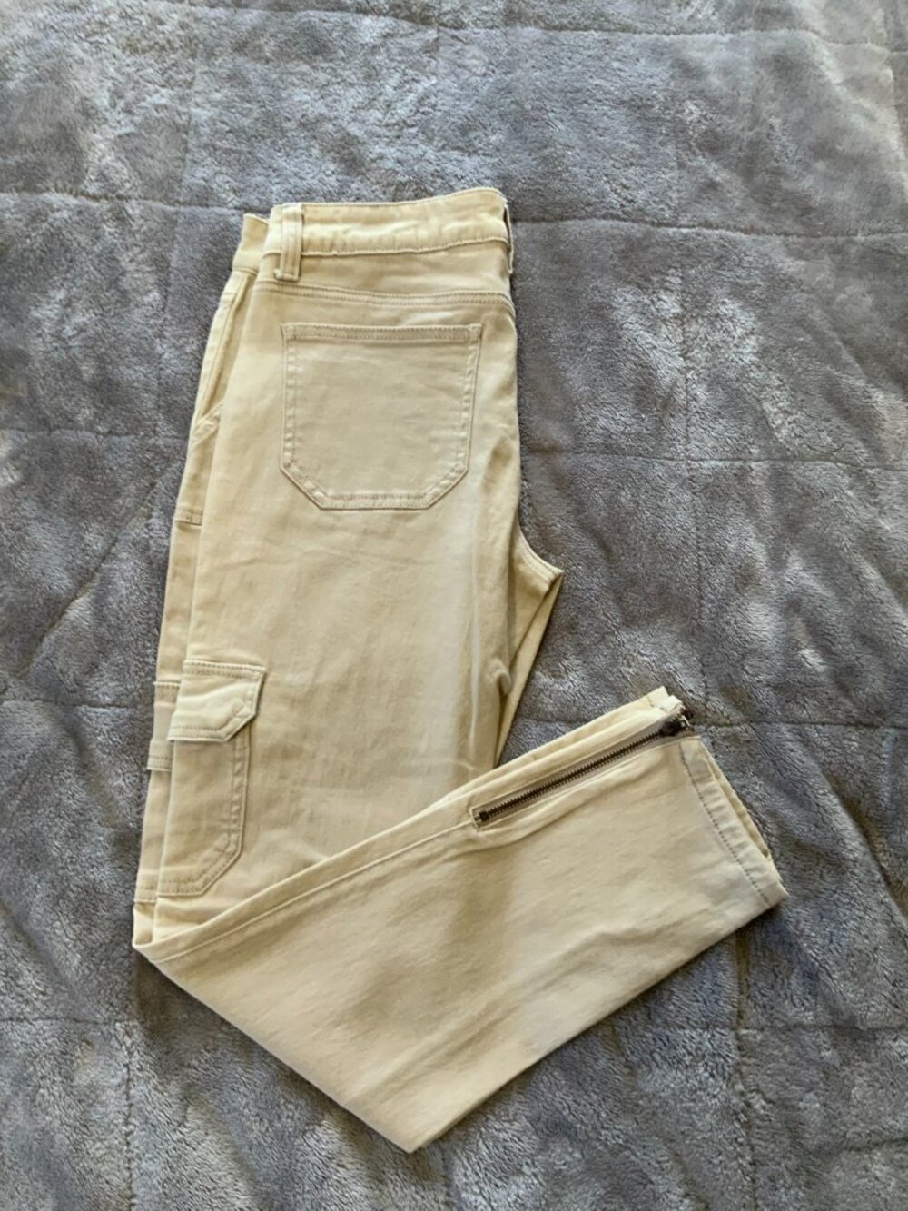 Boom Boom Jeans Size 7 Khaki Cargo Pants (1286)